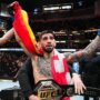 VIDEO: Pobláznil celú krajinu! Nový šampión UFC sa na zápase slávneho Realu Madrid dočkal obrovskej pocty