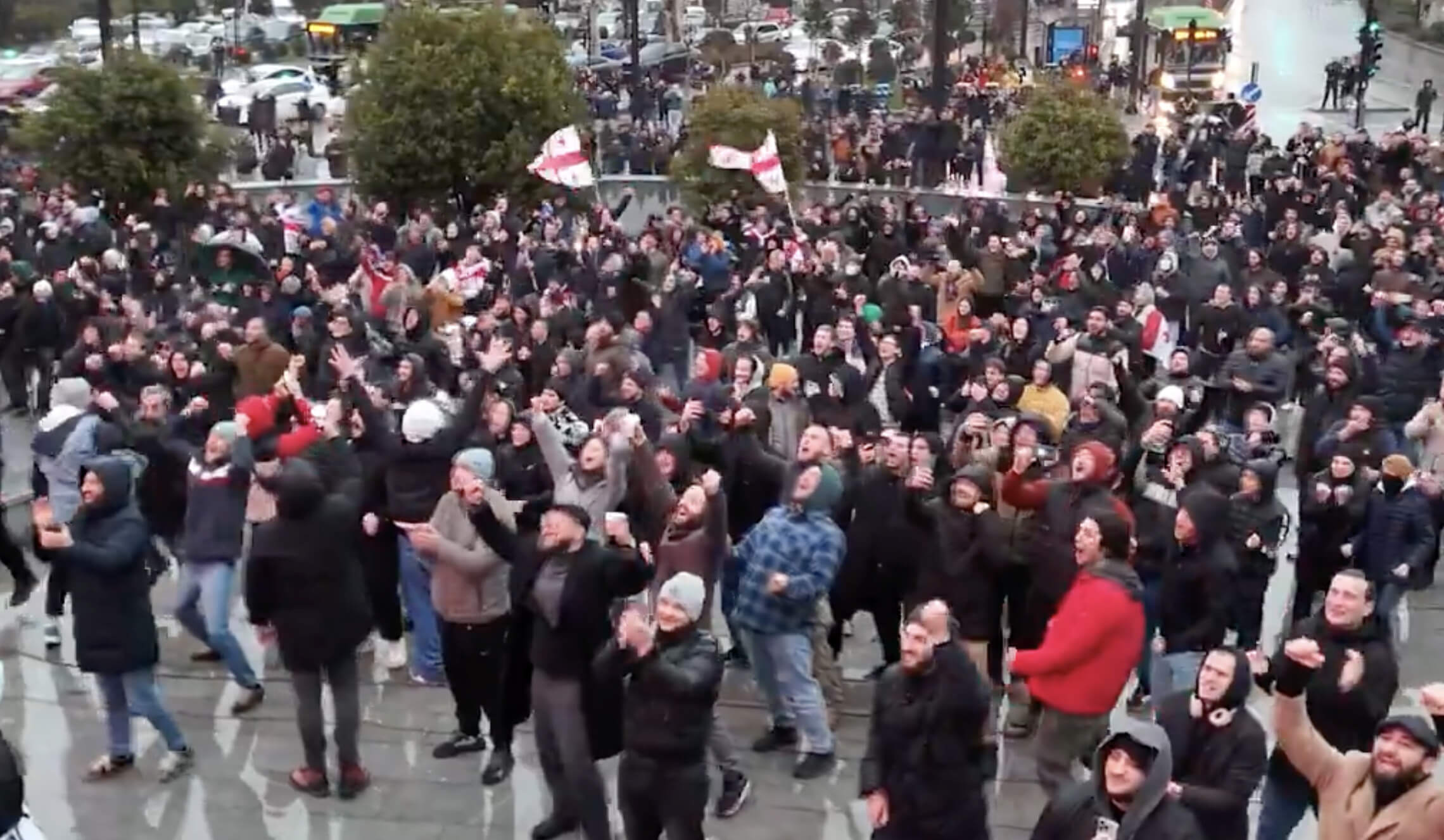 VIDEO: O takej podpore sa mnohým môže len snívať! Topuria a Dvalishvili pobláznili celé Gruzínsko