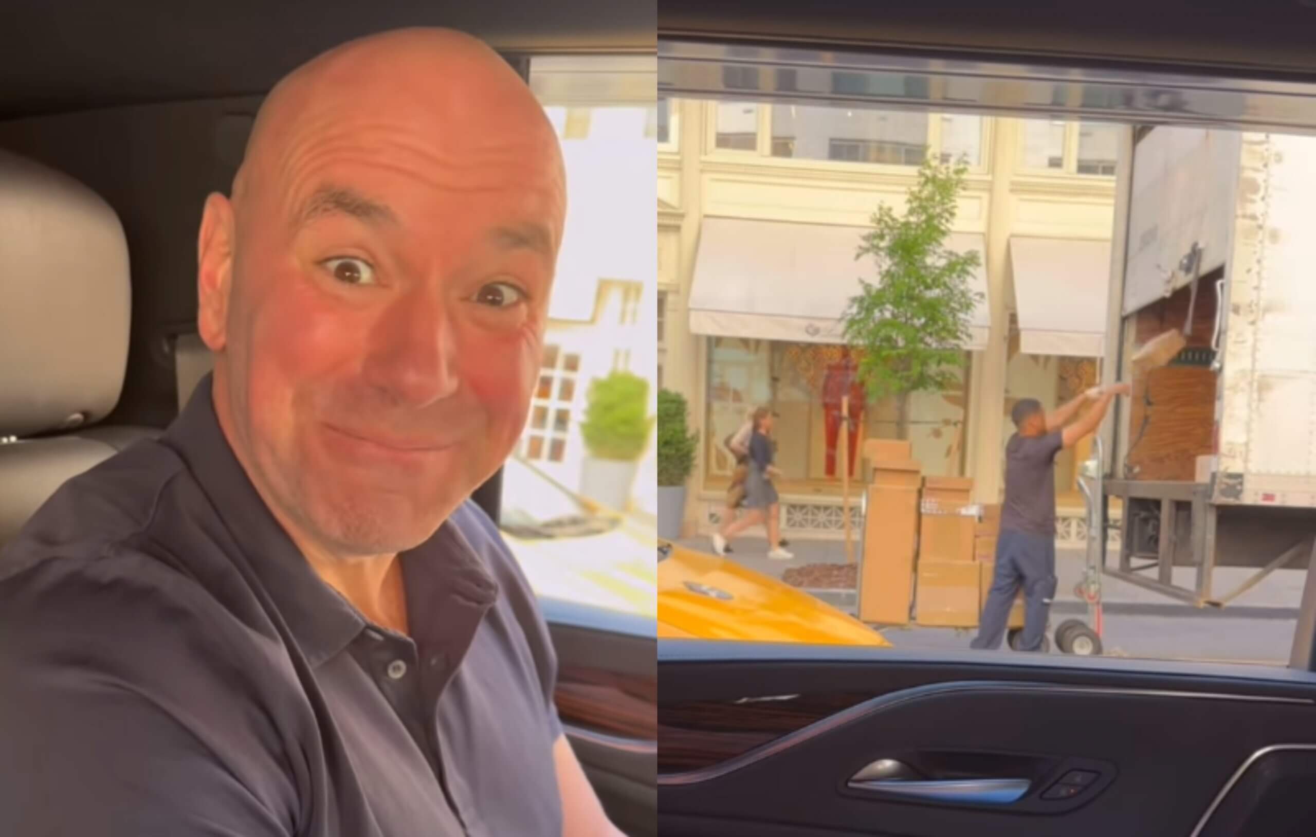 VIDEO: Väčšiu hanbu im nemohol spraviť. Šéf UFC prichytil pri čine kuriéra známej spoločnosti!