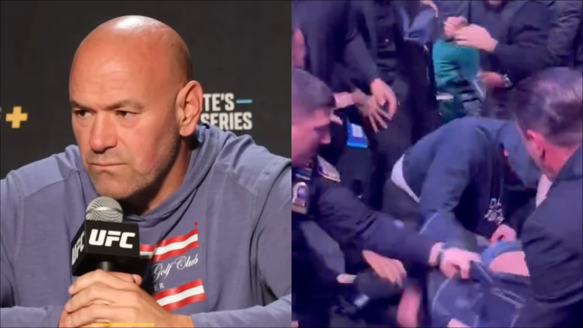 VIDEO Brutálna bitka v hľadisku na UFC 322! Dana White vyvodil rázne dôsledky