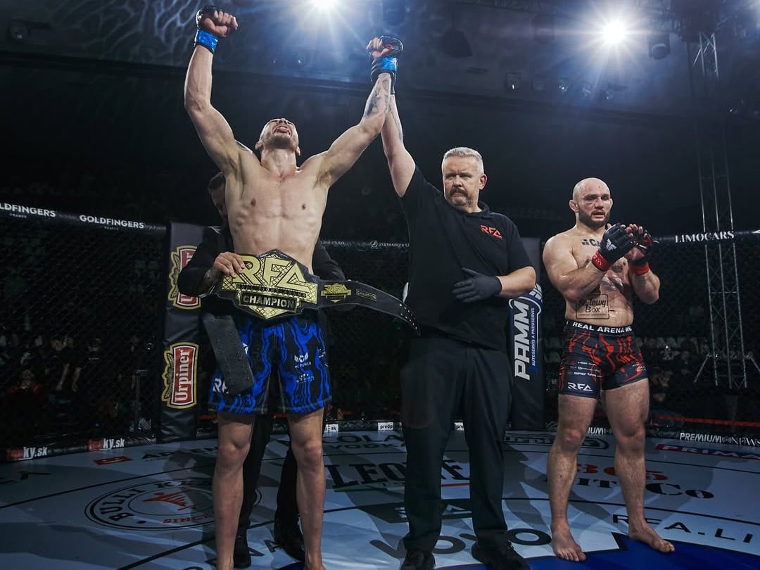 Nový kráľ RFA: Neporazený Martin Kozák získal titul v strednej váhe!